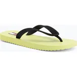 Dámské žabky Tommy Jeans Logo Summer lime essence/black