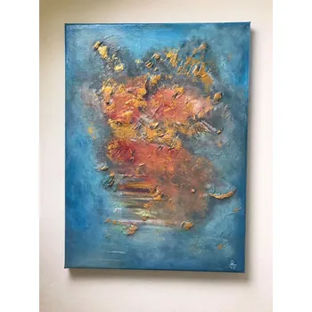 Umění Obraz Zlatá říše (Obraz Zlatá říše / Painted picture Golden empire)