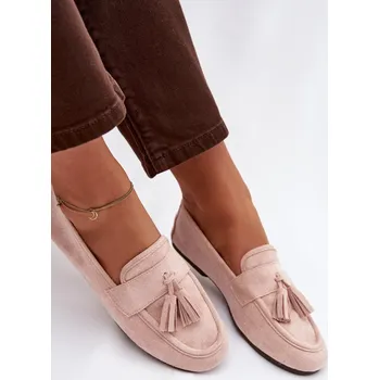 Dámské mokasíny Boto Dámské mokasíny ploché s třásněmi Marilisse Barva: Růžová, Velikost: 36