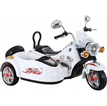 Dětské elektrovozidlo Motorka na Akumulátor SX138 Bílá