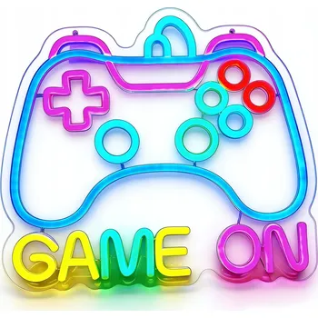 Lampička LAMPičKA nástěnná LED USB LAMPA noční PAD GAME GAMEPAD dekorace Neon