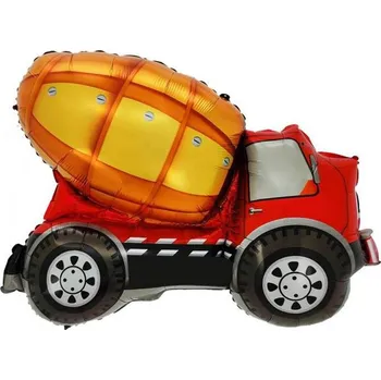 Balónek Fóliový balónek Míchačka na beton, 47x67 cm