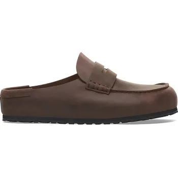 Dámská obuv Kožené pantofle Birkenstock Naples Wrapped LEOI, 40, hnědá, 88X