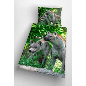 Povlečení 3d povlečení s hyenou - Hyena 140x200 cm