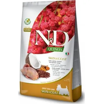 N&D Quinoa DOG Skin & Coat Quail Adult Mini 2,5kg