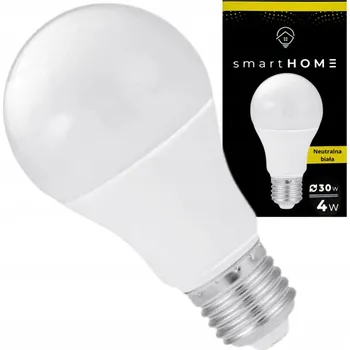 Žárovka LED žárovka mléčná koule 4W E27 neutrální bílá 4000K Smart Home