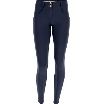 Dámské kalhoty Freddy kalhoty D.I.W.O.® látka v tmavě modré barvě, normální pas, super skinny střih Vybraná velikost: XS