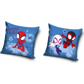 Povlak na polštářek Povlak na polštáře 40 x 40 cm Carbotex Spidey a Super-Kumple