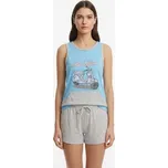 Enrico Coveri dámské pyžamo 6625 Barva: modrá, Velikost: M