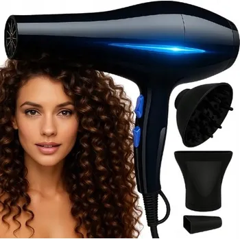 Fén PROFESIONÁLNÍ FÉN NA VLASY S IONIZACÍ 2200W ZDRAVÉ VLASY KONCENTRÁTOR