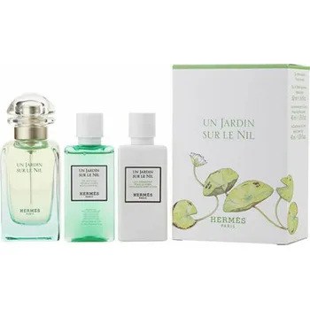 Hermes Un Jardin Sur Le Nil Dárková sada EDT 50 ml, tělové mléko 40 ml a sprchový gel 40 ml