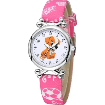 Hodinky Dětské Hodinky Dog - Růžová 1 KP-11307