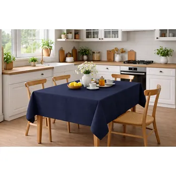 ubrus Orbytex Ubrus 100% bavlna - tmavě modrá NAVY Rozměry: 140x180, Tvar: Obdélník