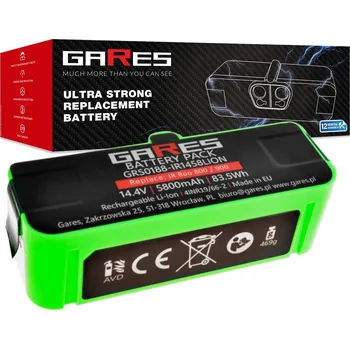 Akumulátor Gares pro iRobot Roomba 800 890 891 895 896 899 14,4V 5,8Ah