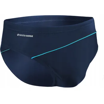 Dámské plavky PLAVKOVÉ SLIPY SESTO SENSO 413 tmavě modré 3XL