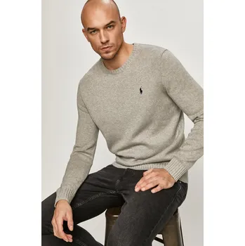 Dámský svetr Polo Ralph Lauren - Svetr 710810846004 šedá 90X, vel. XL