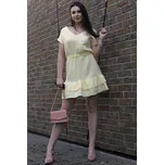 Letní volné šaty Dalirena Barva: Žlutá, Velikost: L