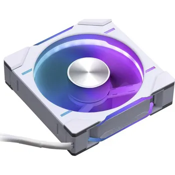 PC ventilátor Phanteks D30 PWM Reverse Airflow D-RGB PC větrák s krytem bílá (š x v x h) 120 x 120 x 30 mm