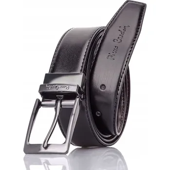 Opasek Pásek Pánský Pierre Cardin Oboustranný Černý Černá + Hnědá 120