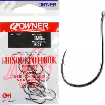 Rybářský háček Háčky s protihrotem Owner Háčky Owner HO-5177 12 ks