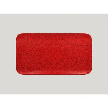 Talíř Talíř obdélníkový 38 x 21 cm - červená