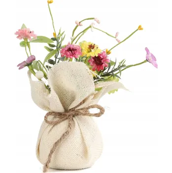 umělá květina Umělá rostlina FLOS s barevnými kvítky 30 cm HOMLA