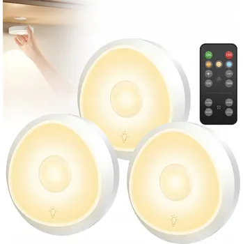 Lampička USB LED 3 BAREVNÉ TEPLOTY S MAGNETICKÝM DÁLKOVÝM OVLÁDÁNÍM PRO JÍDELNU POLIC