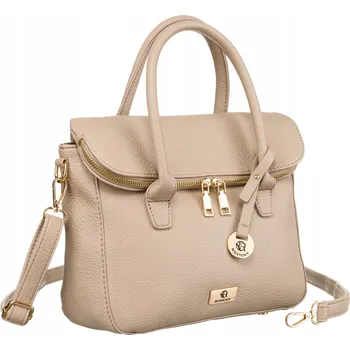 Kabelka Taška kabelka přes rameno Rovicky , eko kůže béžová