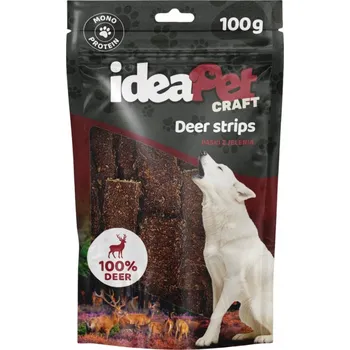 Pamlsek pro psa IDEA PET CRAFT PAMLSEK PRO PSY Z JELENÍHO MASA 100G