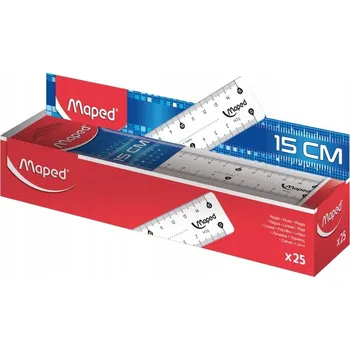 pravítka Plastové pravítko Maped Essentials Classic 15 cm