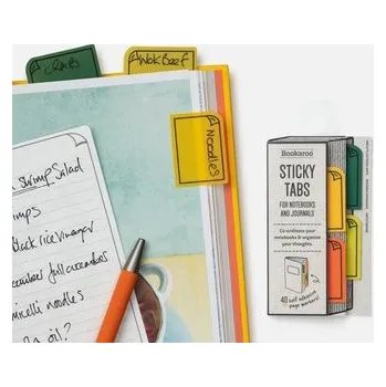 Set školních potřeb Bookaroo Znaczniki samoprzylepne - Zielone