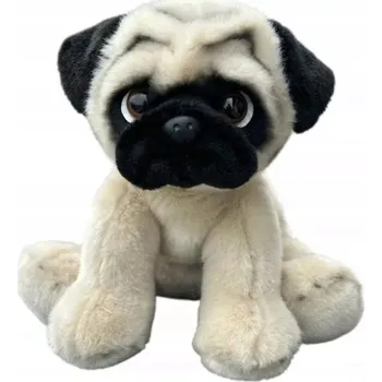 plyšák Plyšová Hračka Pejsek Buldoček Mops DUBI - 28 cm