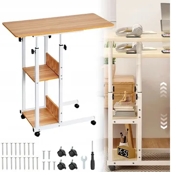 Konferenční stolek KONFERENČNÍ STOLEK BOČNÍ POMOCNÝ MOBILNÍ DO OBÝVACÍHO POKOJE LOŽNICE POD NOTEBOOK