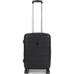 Malý kabinový cestovní kufr na kolečkách s expandérem 40 l Worldline 805 černá