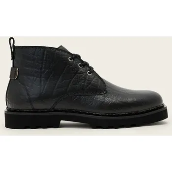 Dámské polobotky Kožené polobotky AllSaints Skiff Mid Boot M028FD černá 99X, EUR 44