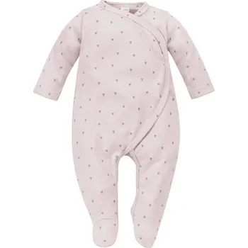 Kojenecký overall PINOKIO Overal Hello RŮŽOVÁ SRDÍČKA - 56