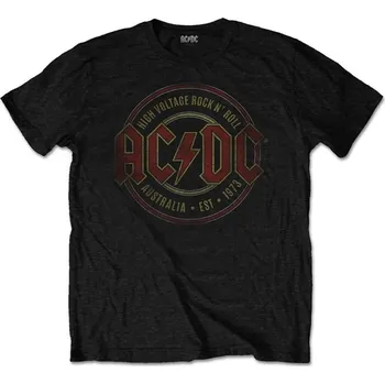 Pánské tričko AC/DC Est. 1973 Black M Tričko