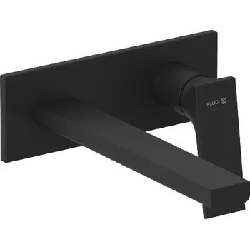 Vodovodní baterie Kludi Decus - Umyvadlová baterie pod omítku, matná černá 542453975