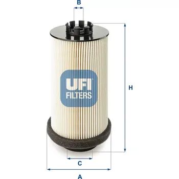 Autodíl UFI Palivový filtr UFI 26.001.00