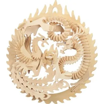 3D puzzle Wooden Toy / Wck WOODEN TOY , WCK 3D puzzle Drak a fénix 2040