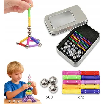 ostatní stavebnice Magnetické stavební kostky Neocube, sada XXL 152 dílů