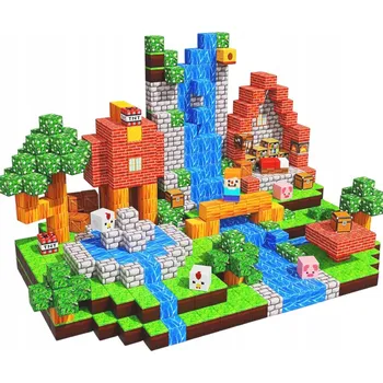 ostatní stavebnice STAVEBNICE dárek pro děti 200 KOSTEK + 4 LIDÉ