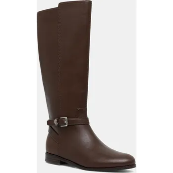 Dámská obuv Kožené kozačky Lauren Ralph Lauren Brooke Tll 2 802974383002.200 hnědá 89X, EUR 35