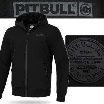 Pánská softshellová bunda Pitbull pánská bunda softshell s kapucí Softshell Midway velikost XXL