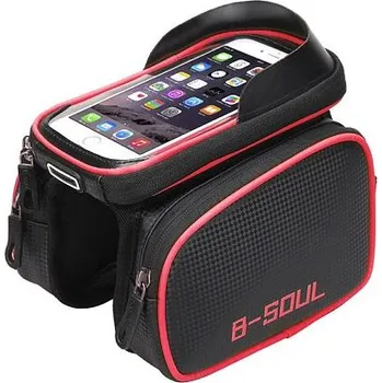 Sport B-SOUL Výprodej - Tube 1.0 brašna na rám červená balení 1 ks