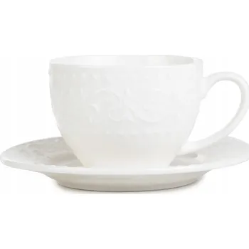 Stolování SYLIA malý bílý Šálek s ornamentem 0,09 l HOMLA