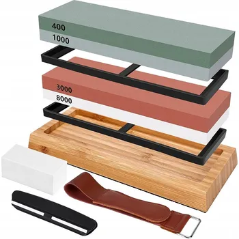 KAMENY NA BROUŠENÍ NOŽŮ SADA BROUSKŮ BROUSEK OSTŘIČ NA NOŽE PRO DOMÁCNOST