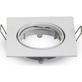 Žárovka V-TAC GU10 Čtverec žárovka Kulaté Stropní Svítidlo VT-779-WH-SQ