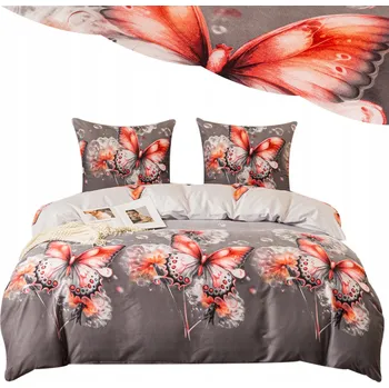 Povlečení Povlečení 140x200 Sada Povlečení 2-dílná 3D sada Motýli Mnoho