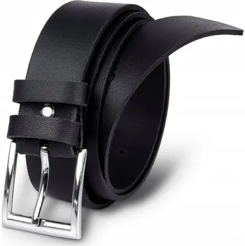 Opasek Pásek pánský kožený Kaletnik Černý 3,5 cm 140 cm